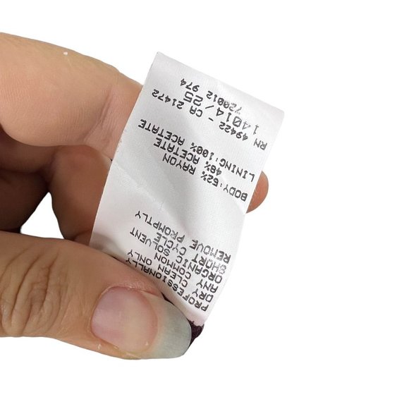 Vintage 90s Scott McClintock Purple Sleeveless Tapered Full Length Dress 4 - Picture 8 of 12